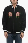 Kenzo Memorabil Reversible Bomber Jacket In Black
