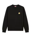 Kenzo Embroidered Sweatshirt In Black