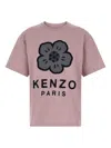 Kenzo Boke Flower Embroidered Oversized Cotton T-shirt Clothing In Multi