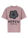 Kenzo Boke Flower Embroidered Oversized Cotton T-shirt Clothing In Multi