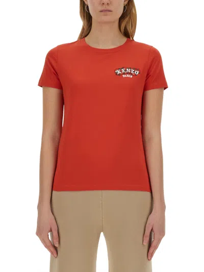 KENZO EMBROIDERED T-SHIRT "VERDY MARKET"