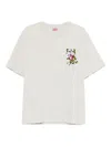 Kenzo Embroidered T-shirt In White
