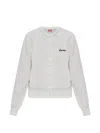 EMBROIDERED-LOGO KNIT CARDIGAN