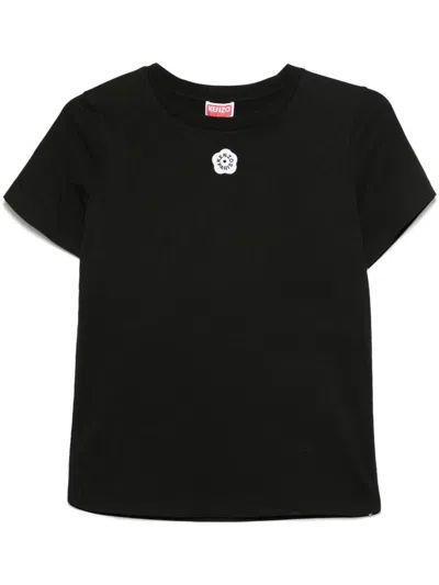 KENZO EMBROIDERY LOGO T-SHIRT IN COTTON
