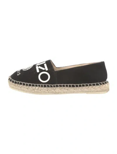 Pre-owned Kenzo Espadrille Sneakers In Black