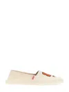 Kenzo Espadrille With Logo In White