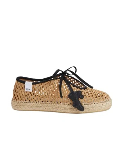 Kenzo Espadrilles In Raffia In Brown