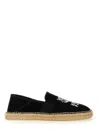Kenzo Black  Paris Elastic Espadrilles In Black