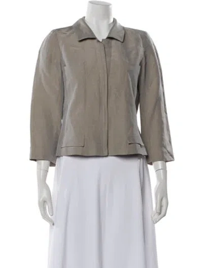 Pre-owned Kenzo Evening Jacket In Gray