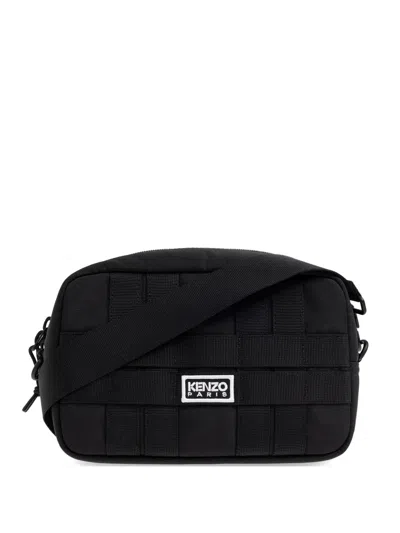 Kenzo Explorer Messenger Bag In Black