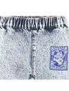 Kenzo Faded-effect Denim Shorts In Blue