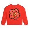 Kenzo Boke Flower-print Crew-neck Sweatshirt In Red
