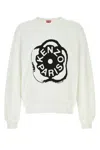 Kenzo Men Boke Flower 2.0 Cotton Sweatshirt In White