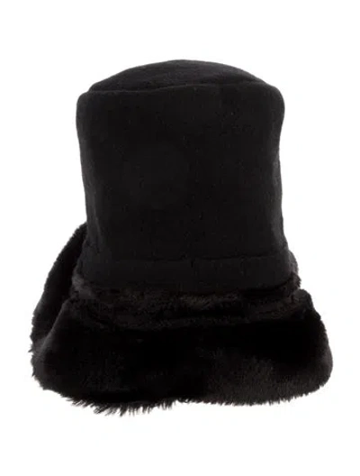 Pre-owned Kenzo Felt Cap In Black