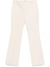 Kenzo Ripstop Cotton Cargo Trousers In Nude
