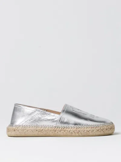 Kenzo Flat Shoes  Woman Color Silver In Silber