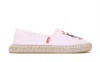 Kenzo Espadrille Slip-on In Pink