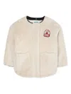 Kenzo Fleece Jacket In Neutral