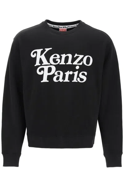 Kenzo "fleece Sweatshirt With F In Black