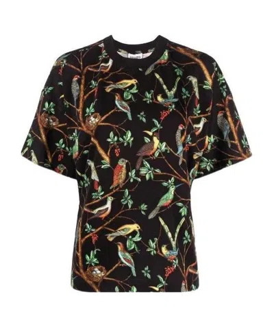 KENZO FLOCK OF BIRDS PRINT T-SHIRT