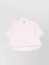 Kenzo 'boke Flower 2.0' Short Dropped Shoulders Shirt In Cotton Poplin In Pink