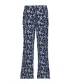 Kenzo Floral Camouflage Casual Pants In Blue