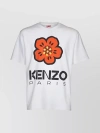 KENZO FLORAL LOGO PRINT T-SHIRT