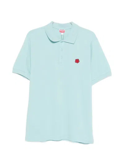 Kenzo Short-sleeved Polo Shirt In Green