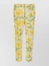 Kenzo Floral Pattern Cropped Length Pants