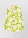 Kenzo Floral Pattern Sleeved Top