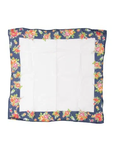 Pre-owned Kenzo Floral Print Bandana In Multi