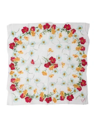 Pre-owned Kenzo Floral Print Bandana In Multi