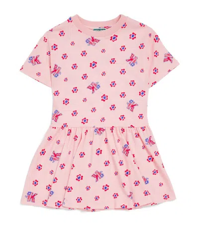 Kenzo Kids' Floral Print Dress ((2-14 Years) In Pink
