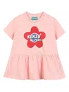 Kenzo Floral-print Dress In Pink
