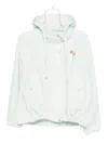 Kenzo Floral-print Hooded Jacket In White
