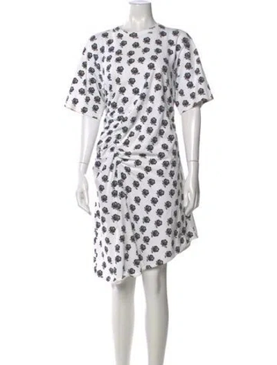 Pre-owned Kenzo Floral Print Knee-length Dress In Multi