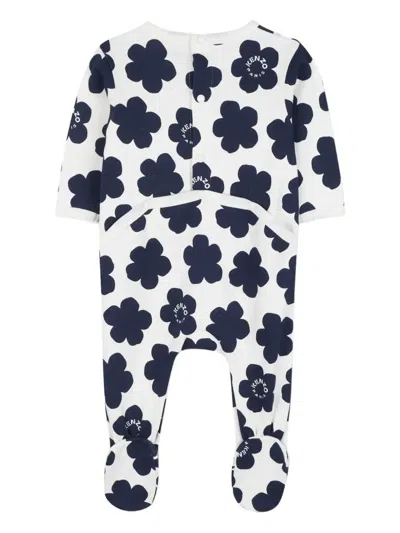 Kenzo Babies' Floral-print Pajamas (set Of Two) In Multi