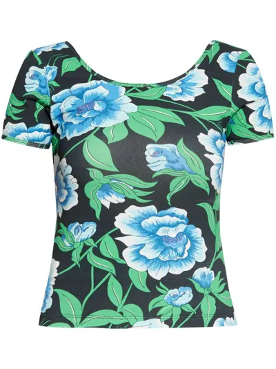KENZO FLORAL-PRINT T-SHIRT