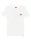Kenzo Floral-print T-shirt In White
