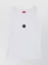 Kenzo 'floral Ribbed Tank Top'