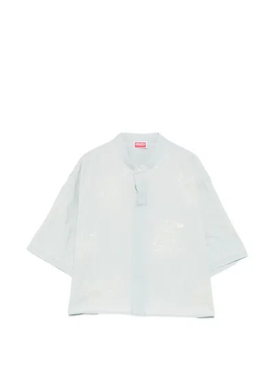 Kenzo Floral Shirt In White