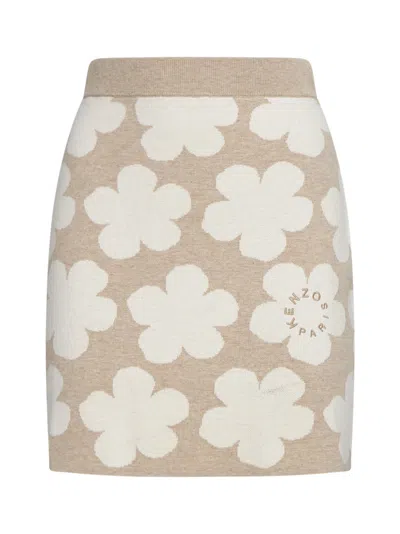 KENZO FLORAL SKIRT KENZO