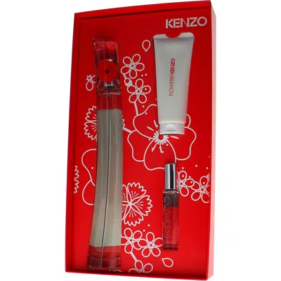 Kenzo Flower Eau De Parfum Gift Set In White