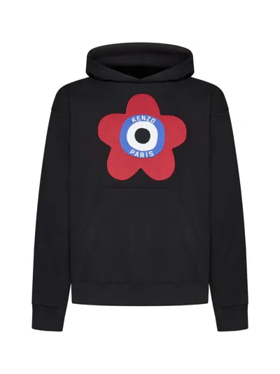 KENZO FLOWER LOGO HOODIE