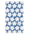 Kenzo Flower-motif Beach Towel In Blue