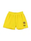 Kenzo Flower Patch Minishorts In Yellow