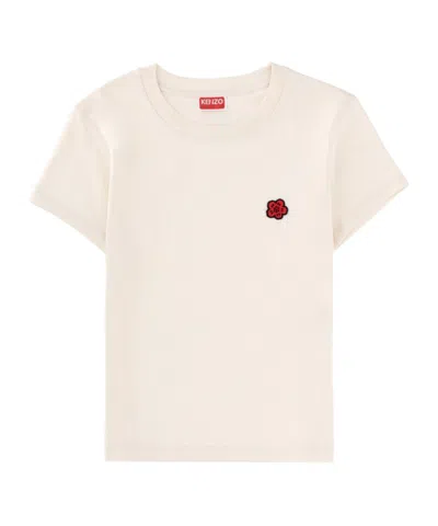 Kenzo Short Sleeve Crew Neck Womens Top In Pink