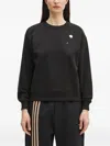 Kenzo Flower-pin Sweatshirt In Black