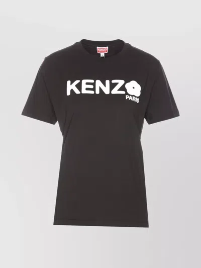 KENZO FLOWER PRINT CREWNECK T-SHIRT