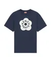 Kenzo Flower Printed T-shirt In Black